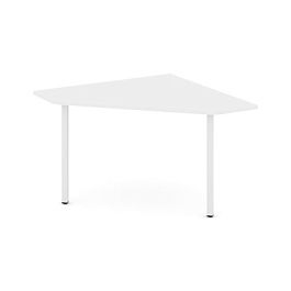 Стайл Проджект Угловой элемент перег. стола SN-4.UPRG-031 Белый/Металл Белый 1180*1180*750 - Фото предпросмотра