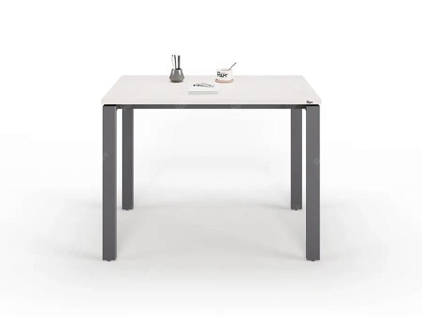 ЛАЙТ / LIGHT RLG015-10x6 Прямоугольный стол 100x60x75 Дуб Молочный - Вид 4