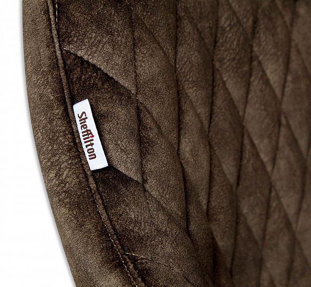 Стул Sheffilton SHT-ST38/S37 кофейный трюфель/золото - Вид 6