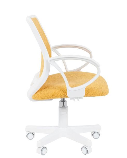 Кресло Chairman Kids 112 Россия ткань В лимон, белый пластик - Вид 3