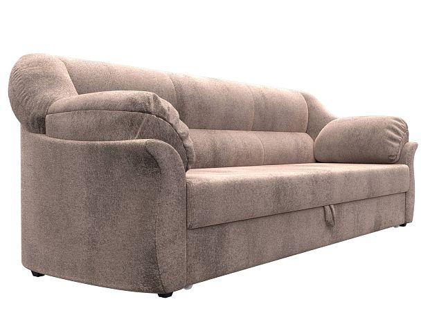 Диван прямой Карнелла Велюр бежевый - Вид 3