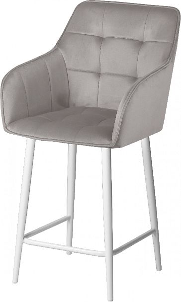 Комплект полубарных поворотных кресел Мони К, Confetti silver/белый, 3 шт. - Вид 2