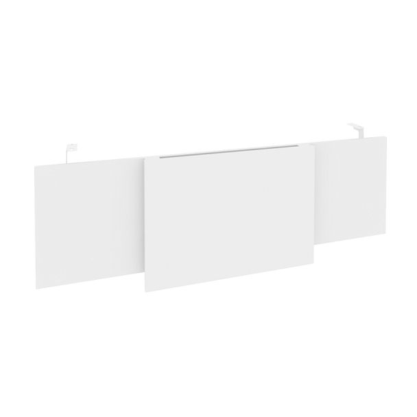 Onix Direct Царга стола руководителя O.M-CSR-4 Белый бриллиант/Белый металл 1340*450*54 - Вид 1