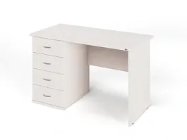 ЛАЙТ / LIGHT RLG007-12x6L Однотумбовый стол 120x60x75 Дуб Молочный - Фото предпросмотра