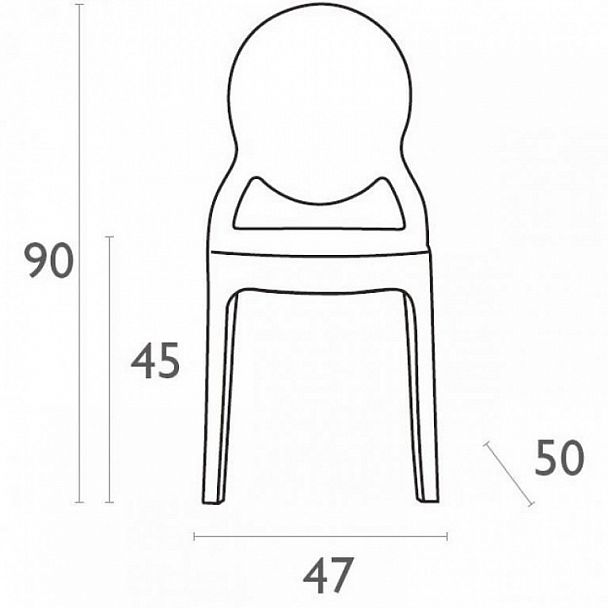 Стул Elizabeth желтый - Вид 5