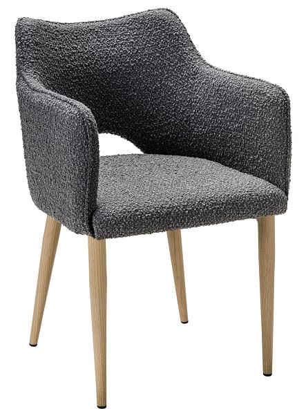 Стул Ralf Vent темно-серый/нат.дуб - Вид 1