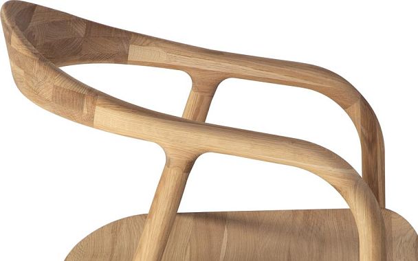 Кресло деревянное из массива дуба Соул Дуб натуральный - Вид 13