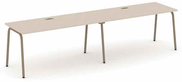 Рабочая станция на 2 места "ESTETICA" ES.RS-2.3-LK Капучино - Вид 1