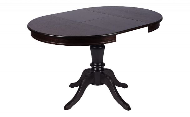 Обеденная группа стол Элат D90(130)х90х76 Венге и 4 стула Арктос Венге/Бежевый жаккард - Вид 4