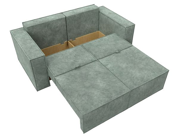 Диван прямой Куба мини Велюр зеленый - Вид 8