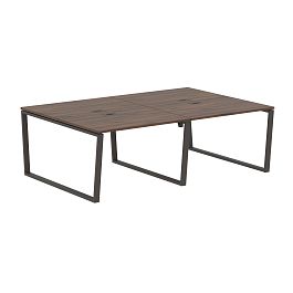 Стол 4-х местный EVWST 2316 Дуб Денвер тёмный/Мокко 2326х1606х750 EDIS - Фото предпросмотра