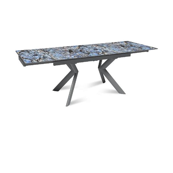 Стол раскладной Bridge (140+40+40), керамика глянцевая Lemurian Blue - Вид 4