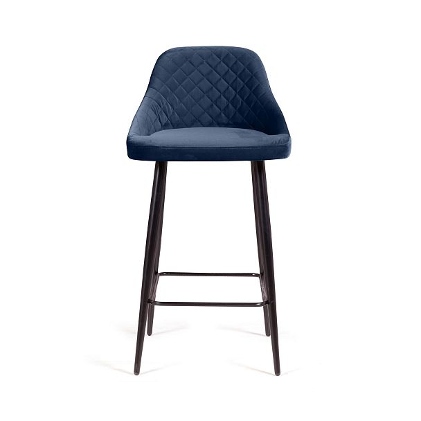 Стул барный Douglas ромб, бархат синий 29 - Вид 2