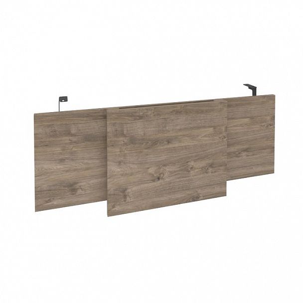 Царга стола руководителя "ONIX DIRECT LUX" O.M-CSR-3 тиквуд темный/антрацит - Вид 1