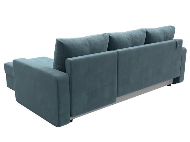 Диван угловой Ливерпуль Лайт правый угол Велюр бирюзовый - Вид 6