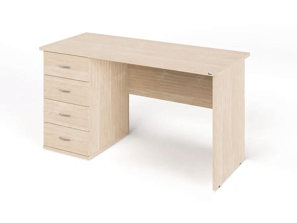 ЛАЙТ / LIGHT RLG007-14x6L Однотумбовый стол 140x60x75 Дуб Сонома - Вид 1