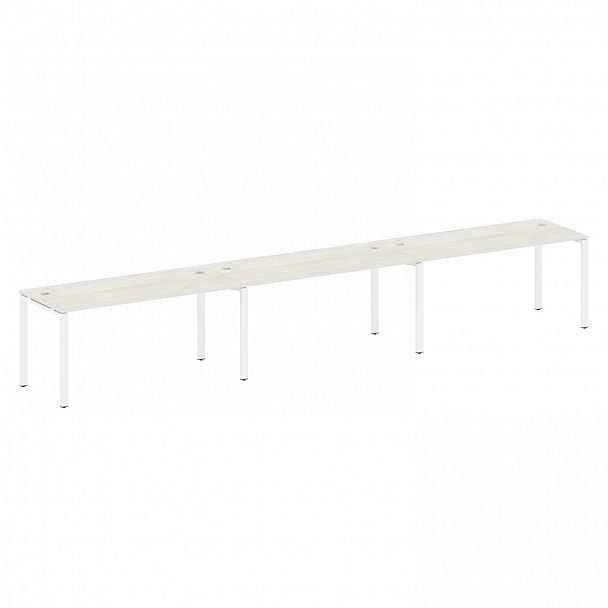 Рабочая станция "Metal System" БП.СМ-3.4 дуб наварра/белый - Вид 1