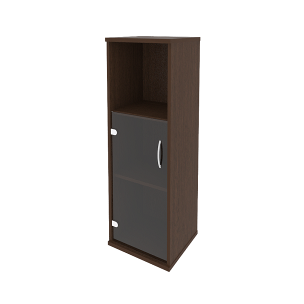 Riva Шкаф средний узкий левый А.СУ-2.2 (L) Венге 404*365*1215 - Вид 1