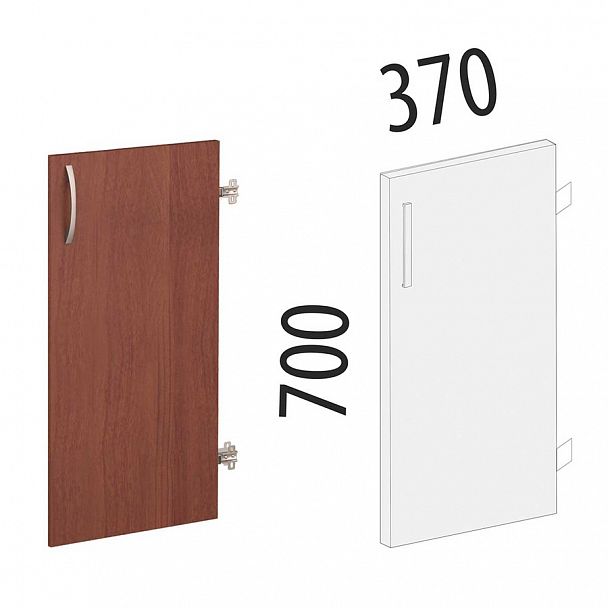 Дверь ЛДСП 2 секции лев/прав "Рубин" 41.79 - Вид 2