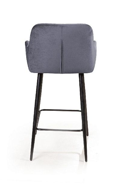 Стул полубарный Robert, бархат серый 27 - Вид 6