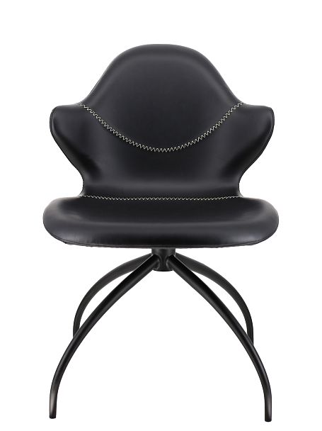 Обеденное кресло Everprof Paradise (Парадайз) Экокожа Черный - Вид 2