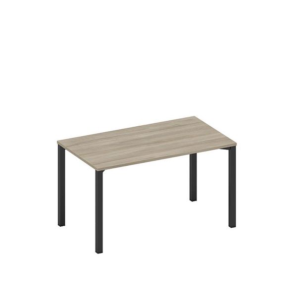 Стол письменный на металлокаркасе Space+ А1 ЧР 024.1 ВЛ вяз либерти/ черный гладкий - Вид 1