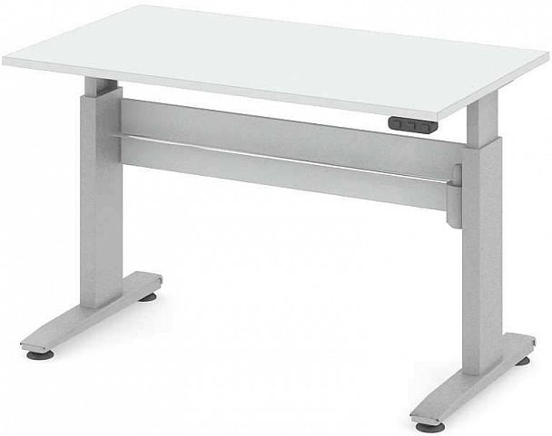 Стол офисный рабочий "Трансформер" ПК-ТРС-СТ140Х80/ЭРД-В1-76 белый - Вид 1