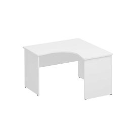 Стол эргономичный правый Комфорт К.126 белый премиум - Фото предпросмотра