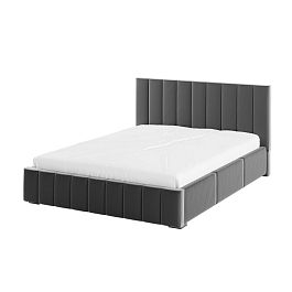Корпус Нега интерьерной кровати (1,4м) серый - Фото предпросмотра