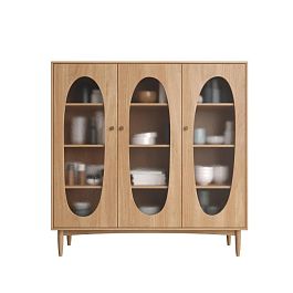 Шкаф трехстворчатый низкий Bubble арт BBL04 - Фото предпросмотра