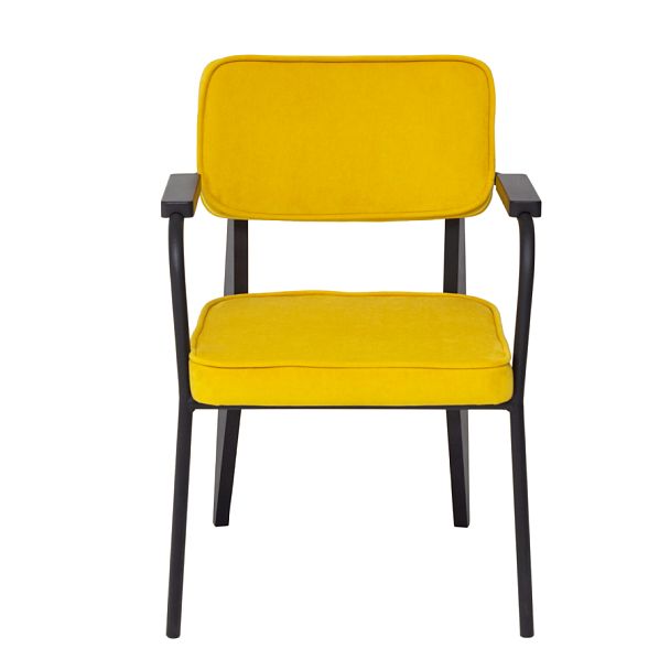 Стул Mix, велюр желтый - Вид 6