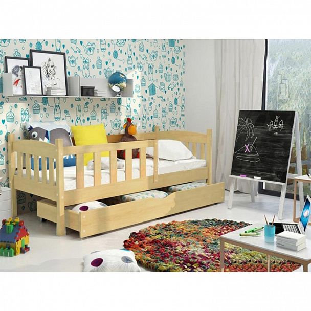 Кровать "Ассоль" сосна - Вид 1