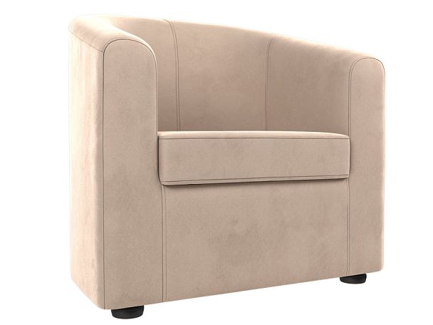 Кресло Норден (полностью велюр бежевый) - Вид 1