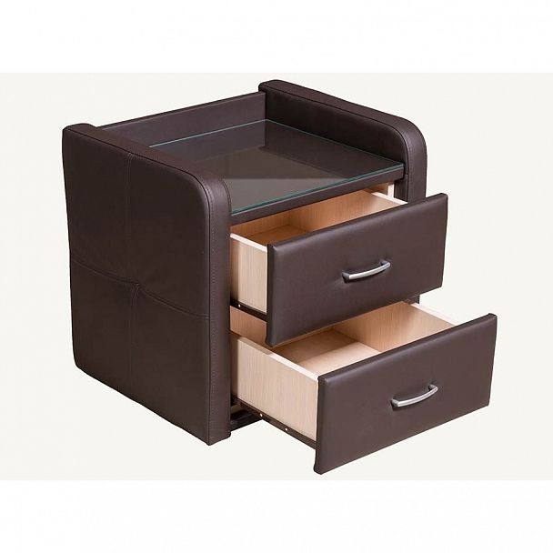 Тумба прикроватная "Беатрис" шоколад - Вид 2