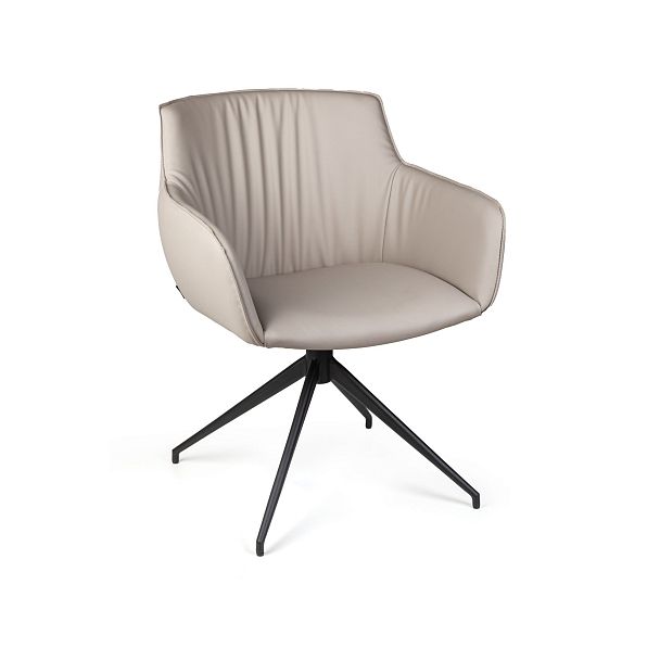 Полукресло Sofia, экокожа soft-touch, серый - Вид 7