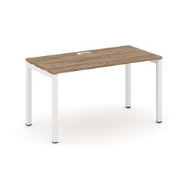 Стайл Проджект Стол письменный SN-5P.SP-002 Дуб Табак/Металл Белый 1180*600*750 - Фото предпросмотра