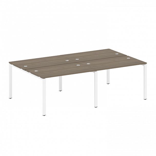 Рабочая станция "Metal System" БП.СМ-4.2 вяз/белый - Вид 1