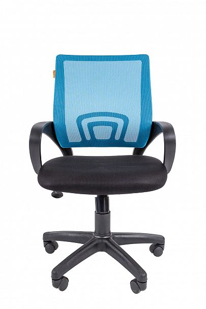Кресло CHAIRMAN 696, ткань TW/сетчатый акрил, голубой - Вид 2