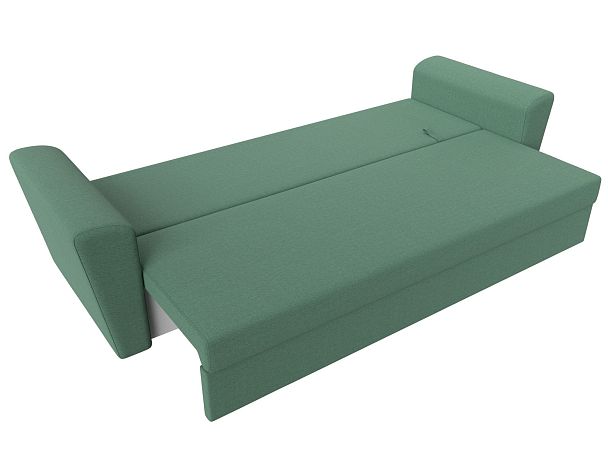 Диван прямой Амстердам Лайт Рогожка зеленый - Вид 8
