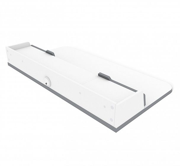 Столешница с ящиками Sheffilton SHT-TT31 120/65 ЛДСП белый шагрень/серый - Вид 4