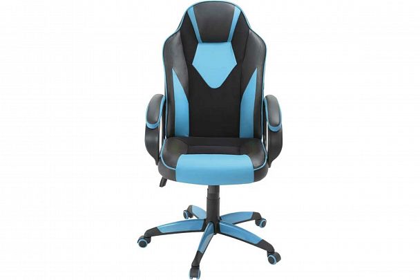 Кресло "Энигма-1" Голубой/Желтый/Красный - Вид 3