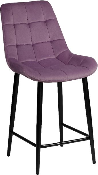 Комплект полубарных стульев Эйден, Confetti lilac/черный, 4 шт. - Вид 3