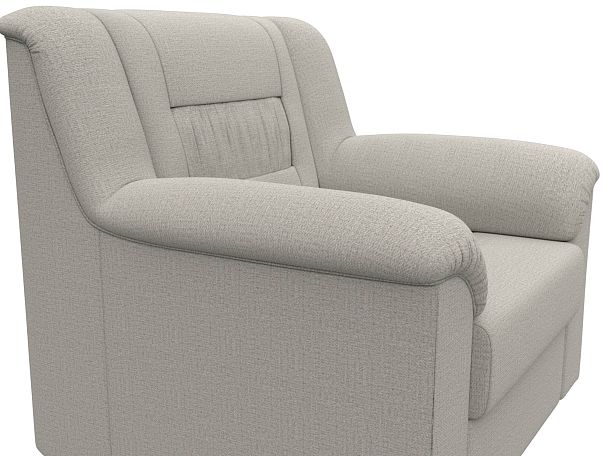 Кресло Карелия Рогожка бежевый - Вид 4