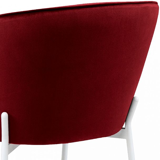 Комплект кухонных стульев Миэль бордовый велюр/белый, 4 шт. - Вид 10