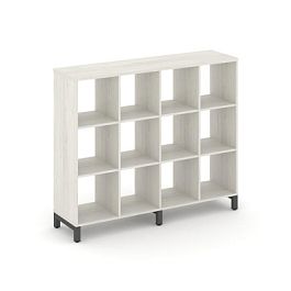 Стайл Проджект Каркас стеллажа 3 яр. SN.KS-340 Дуб Наварра/Металл Антрацит 1488*400*1248 - Фото предпросмотра