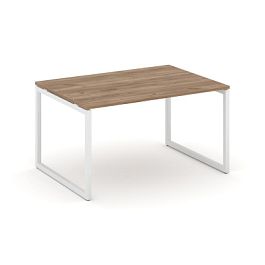 Стайл Проджект Стол переговорный SN-4O.SPRG-002.3 Дуб Табак/Металл Белый 1180*980*750 - Фото предпросмотра