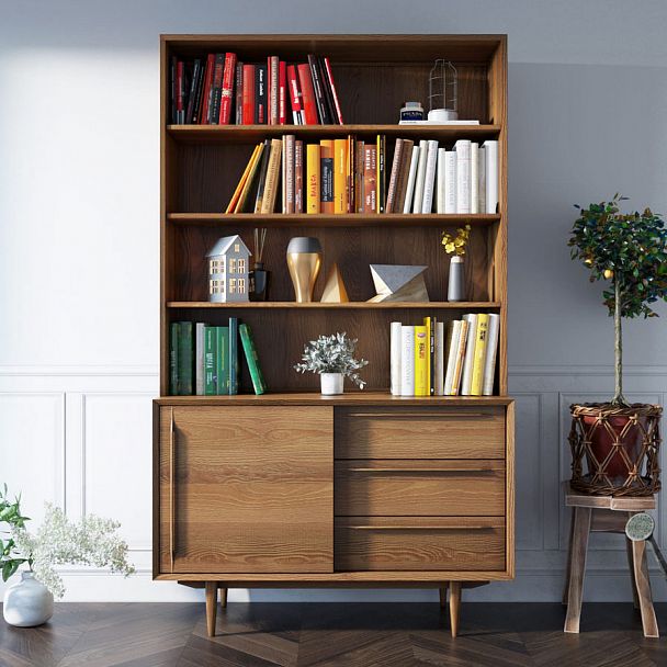 Стеллаж "Bruni" с дверками BR-01 - Вид 2