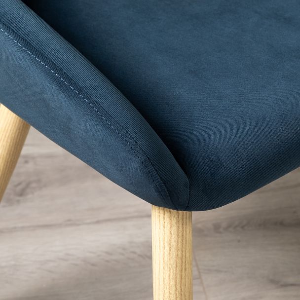 Кресло Kent Diag blue/нат.дуб - Вид 12