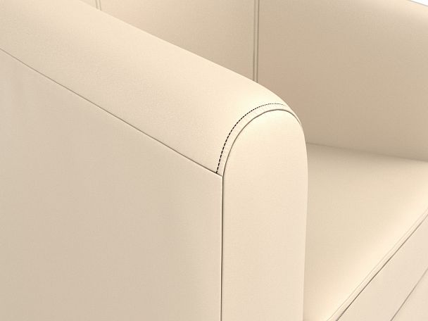 Кресло Норден (полностью экокожа бежевая) - Вид 16