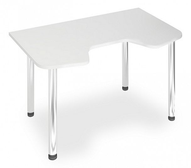 Стол офисный Домино Лайт СКЛ-Игр140МО Белый - Вид 1